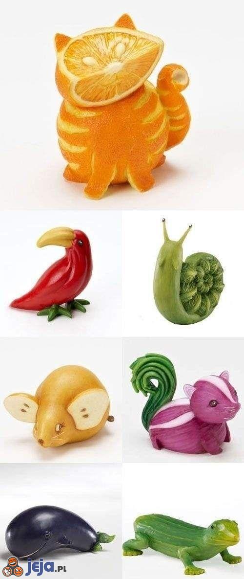 Zwierzaki z warzyw