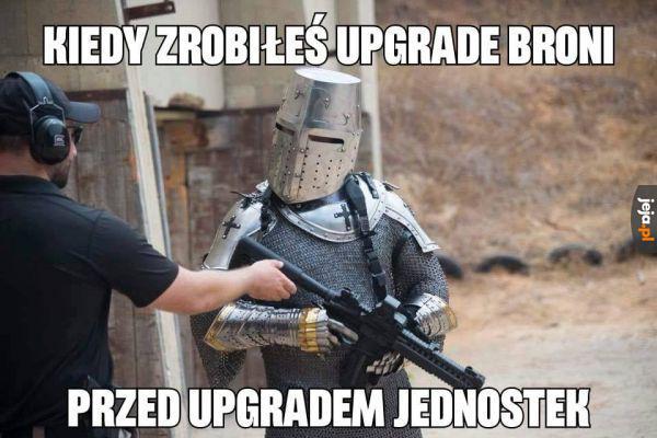 Upgrade broni w kuźni