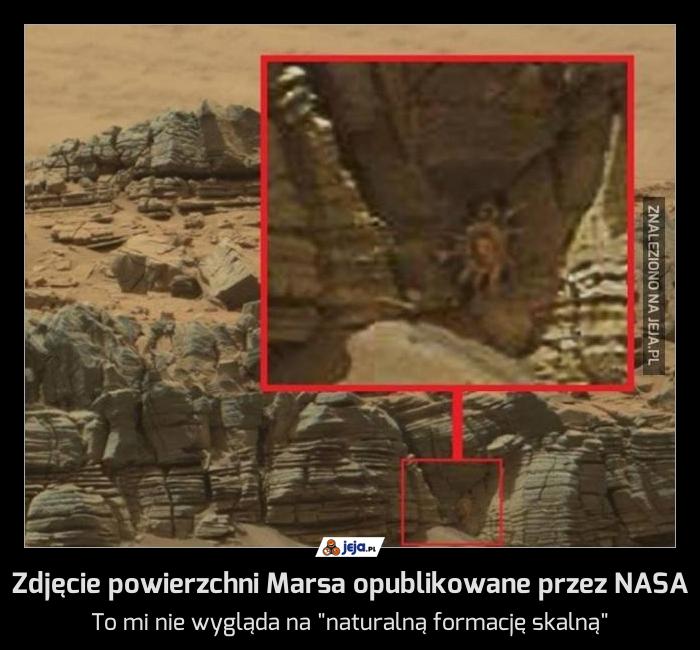 Zdjęcie powierzchni Marsa opublikowane przez NASA