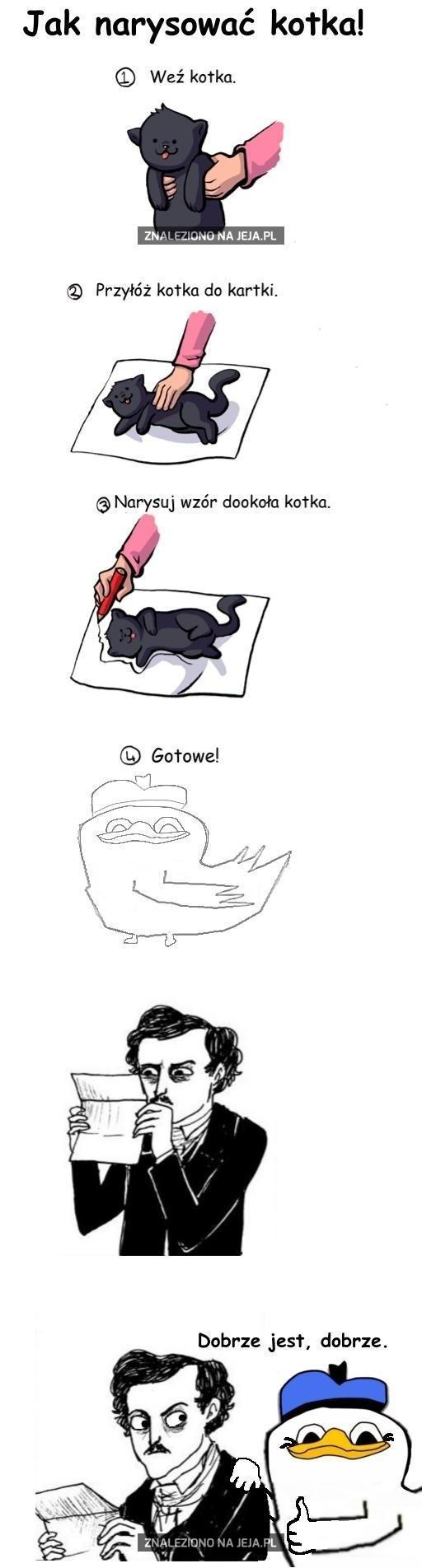 Jak narysować kotka