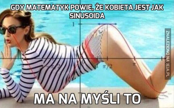 Gdy matematyk powie, że kobieta jest jak sinusoida