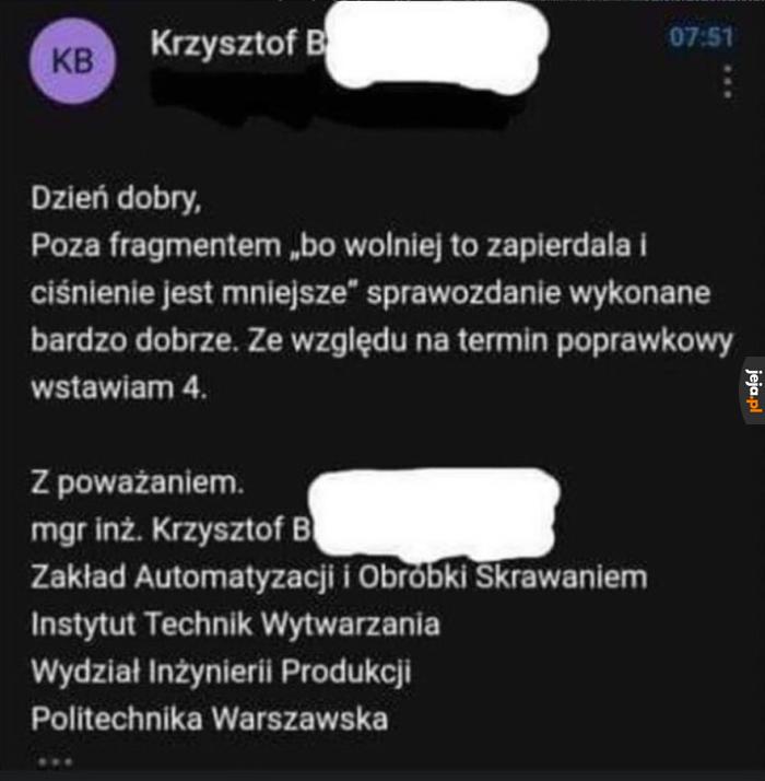To chyba było do edycji