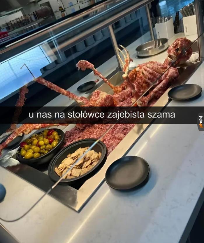 Wiem, że straszdziernik, ale głodny jestem