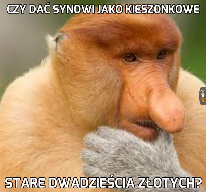 Ciekawe, czy się skapnie