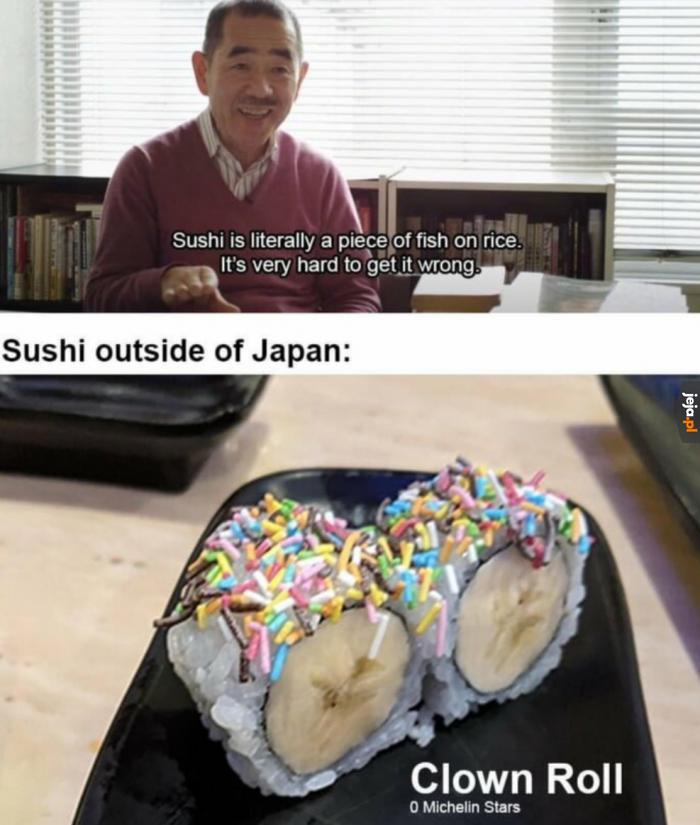 Sushi poza Japonią to takie niezbyt sushi