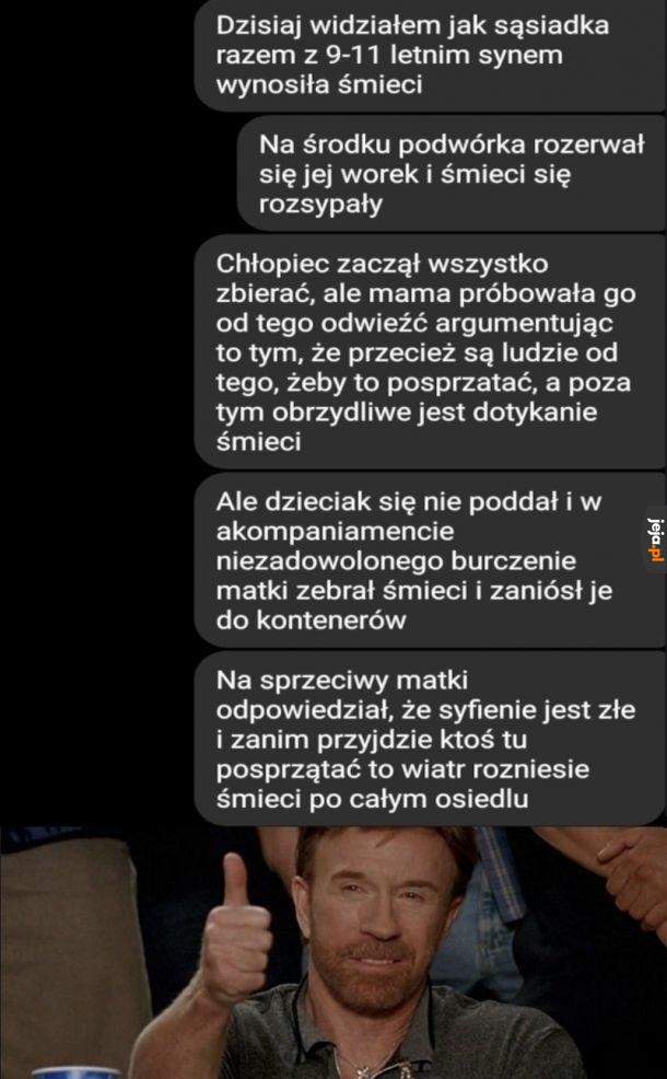 A może robił matce na złość?