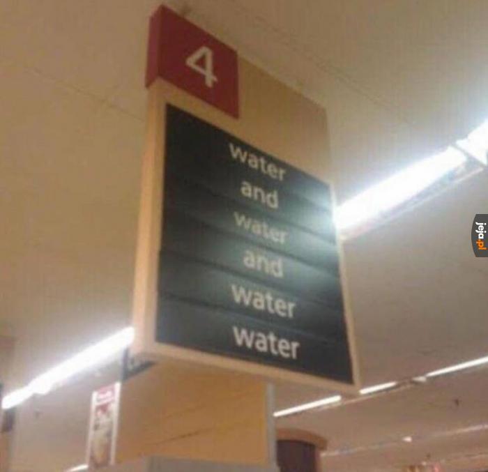 Woda... Gdyby ktoś nie wiedział