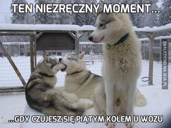 Ten niezręczny moment...