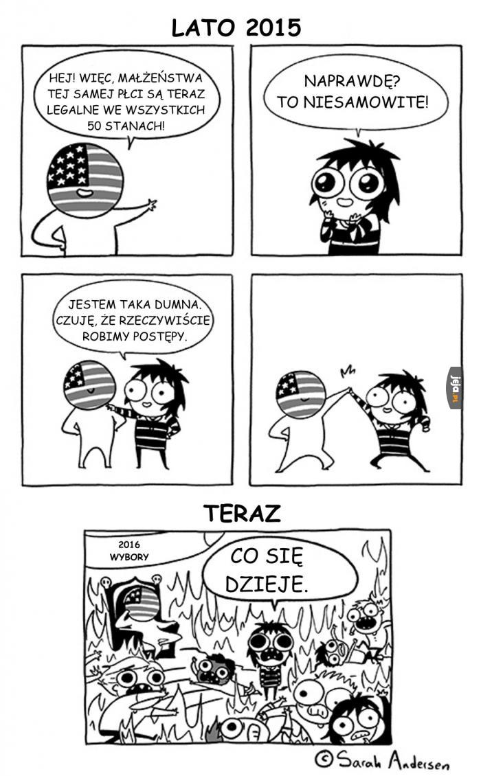 Prezydentem zostaje Trump i wszyscy nagle jakby oszaleli