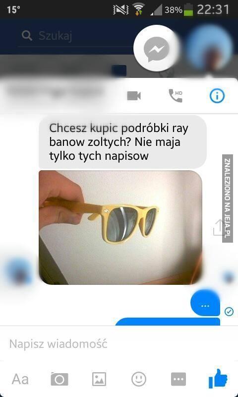 Złote Ray Bany. Bierzesz?