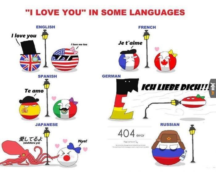 "Kocham Cię" w świecie Polandball
