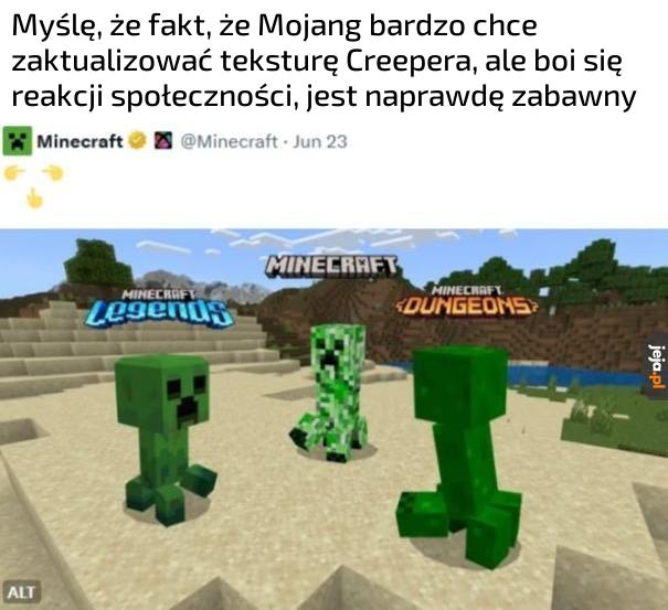 Po reakcji na Pigmana i rudy raczej go nie ruszą