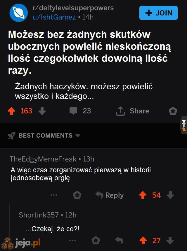 To serio było jego pierwsze skojarzenie?