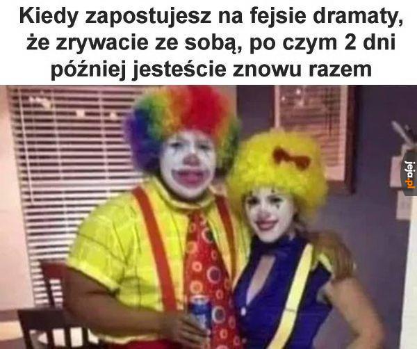 Zaraz znowu będzie płacz