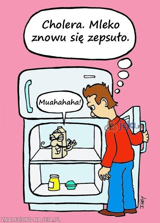 Mleko znowu się zepsuło