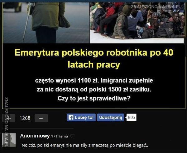 Emerytura polskiego robotnika