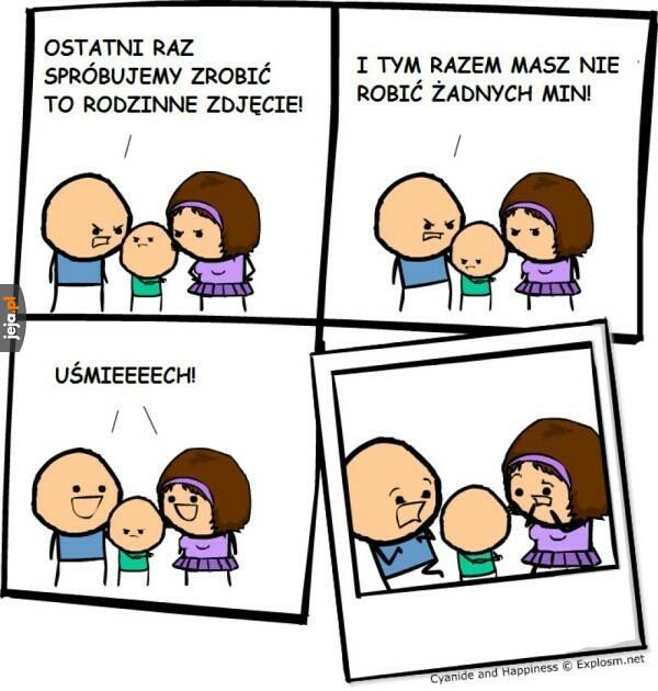 Nie rób żadnych min!