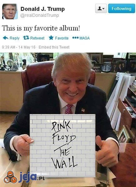 Ulubiony album Trumpa