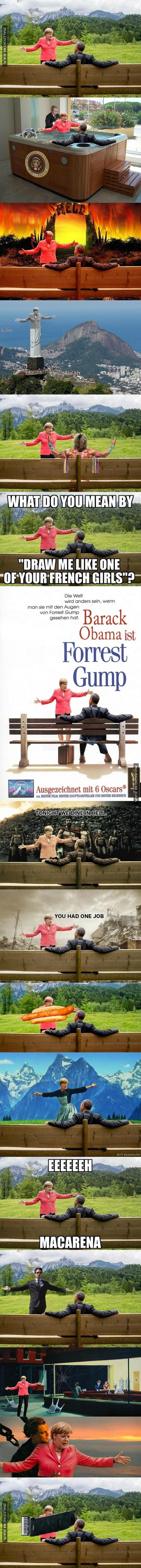 Merkel & Obama