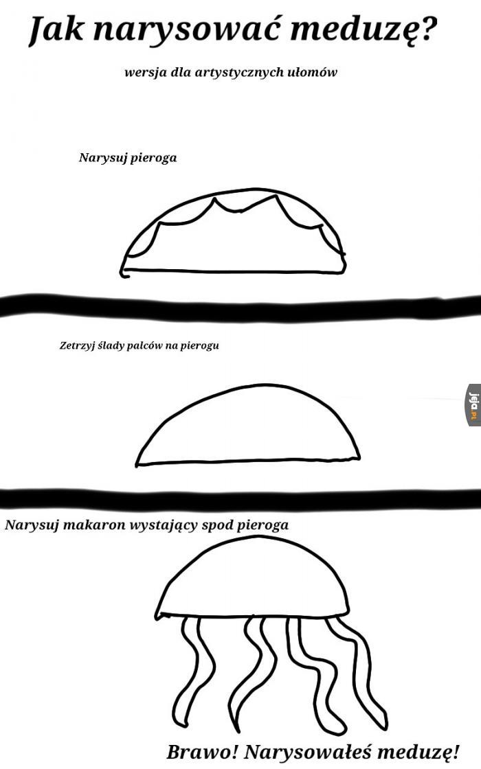 Poradnik: Jak narysować meduzę?