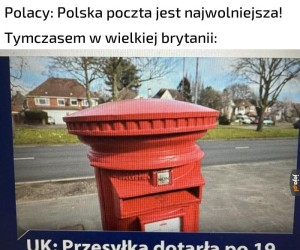 Poczta Polska czy angielska?