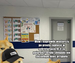 No, tak było. Nie zmyślam.