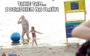 Z dziadkiem na plaży!