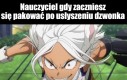 Dzwonek jest dla nauczyciela