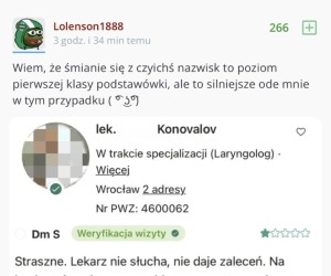 Idealne nazwisko dla znachora