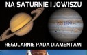 Na Jowiszu i Saturnie regularnie pada diamentami