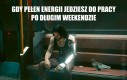 Tryskam energią