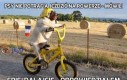 Psy nie potrafią jeździć na rowerze - mówili