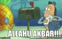 Spongebob przeszedł na islam