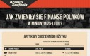 Jak zmieniły się finanse Polaków