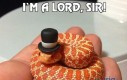 I'm a lord, Sir!