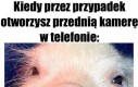 Kiedy włączysz przednią kamerę