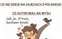 Co się dzieje na zajęciach z polskiego