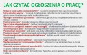 Jak czytać ogłoszenia o pracę?