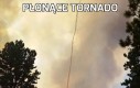 Płonące tornado