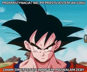 Trzeba brać przykład z najlepszych, mieć honor i ambicje
