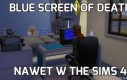 Blue screen of death