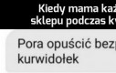 Bez makaronu i srajtaśmy nie wracaj