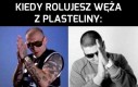 Kiedy rolujesz węża z plasteliny