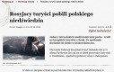 Rosyjscy turyści pobili polskiego niedźwiedzia