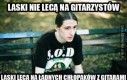 Laski nie lecą na gitarzystów