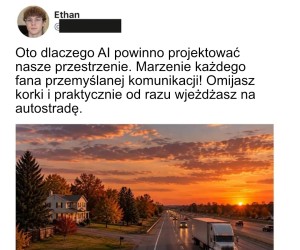 Ktoś nie był nigdy nawet blisko autostrady