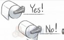 Jak wieszać papier toaletowy