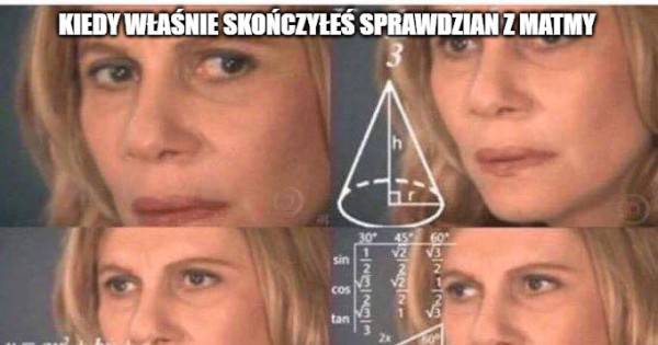Sprawdzian z matmy - Jeja.pl