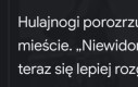 Nie widzę przeszkód na mojej ścieżce życiowej