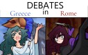 Debaty greckie vs rzymskie